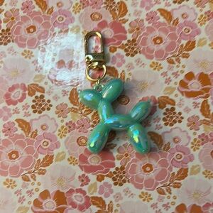 Green Balloon Dog Key Holder Accessory New